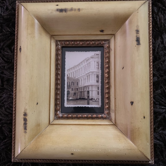 2 piece set NEVER USED!  Antique Wood Frame “Country Cottage” - Picture 5 of 6